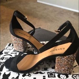 Women’s Bedazzled Heels with Ankle Straps